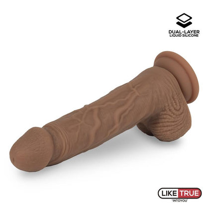Hiperrealistinis dildo su siurbtuku