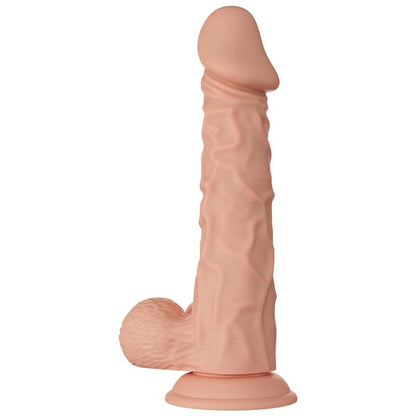 Didelis dildo su siurbtuku ir realistišku dizainu