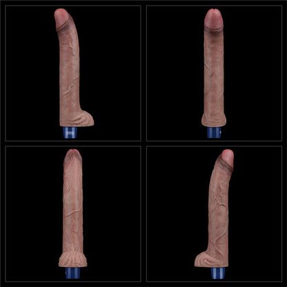 Silikoninis vibratorius su 10 vibracijos režimų
