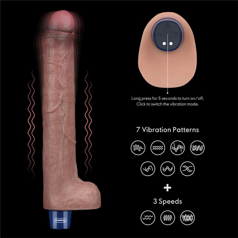 Vibratorius su 10 režimų ir atsparus vandeniui