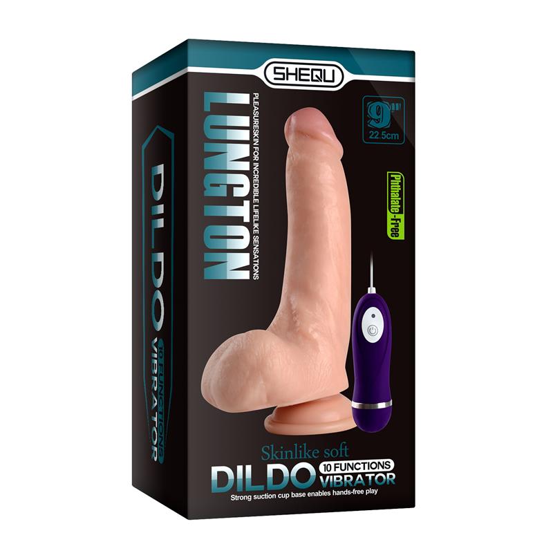Realistiškas vibratorius su 10 vibracijos režimų