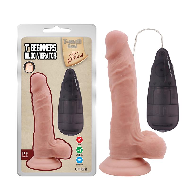 Vibruojantis dildo su siurbtuku ir nuotoliniu valdymu