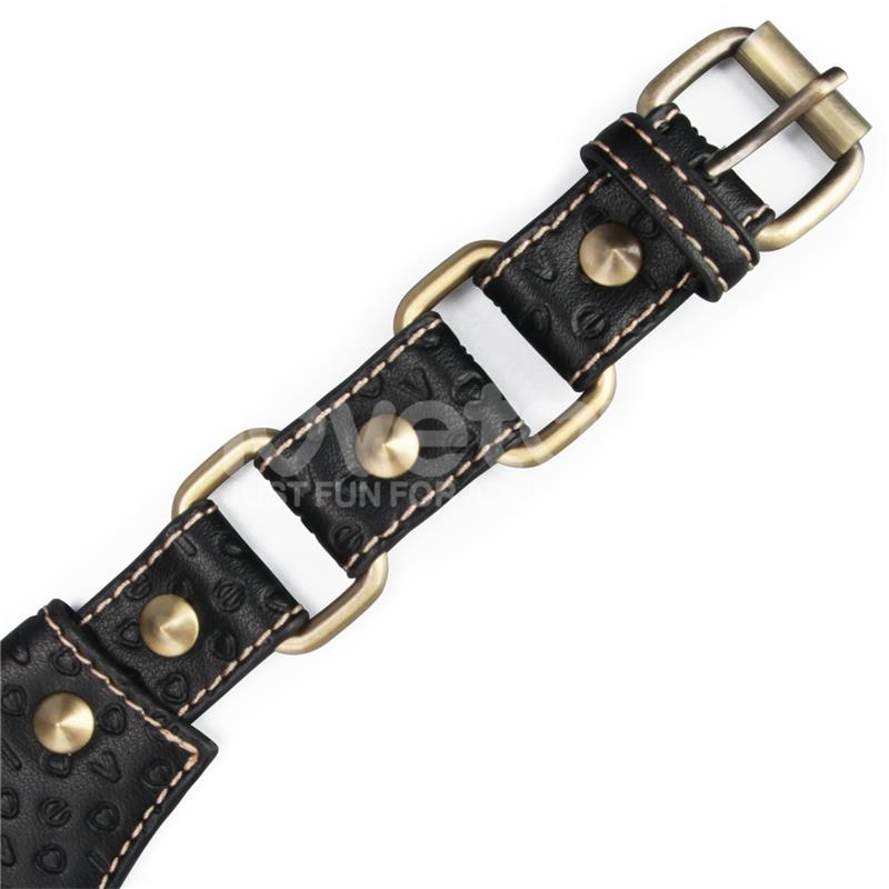 Prabangi apykaklė su metaline grandine ir kaklaraiščiu