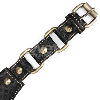 Prabangi apykaklė su metaline grandine ir kaklaraiščiu