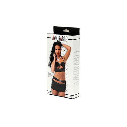 Mini rinkinys su ornamentu - elegantiškas ir seksualus