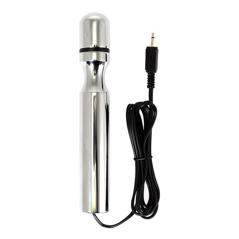 Aliumininis dildo su elektrostimuliacija