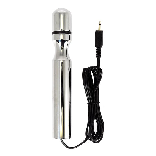 Aliumininis dildo su elektrostimuliacija