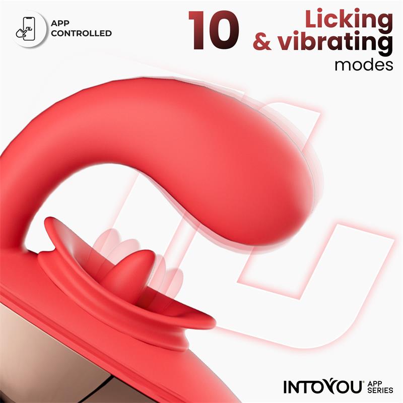 Dvigubo stimuliatoriaus vibratorius su 10 režimų