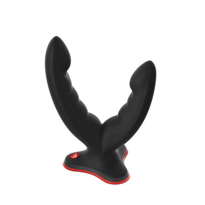 Šlifavimo dildo su siurbtuku ir tekstūruotu korpusu