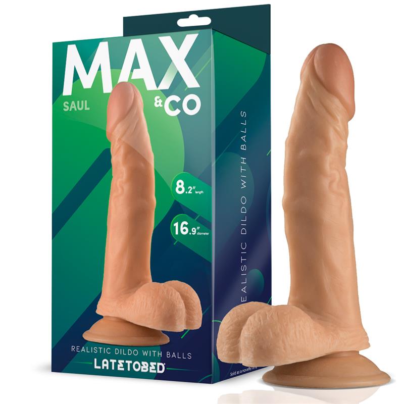 Dildo su siurbtuku ir tikroviška tekstūra