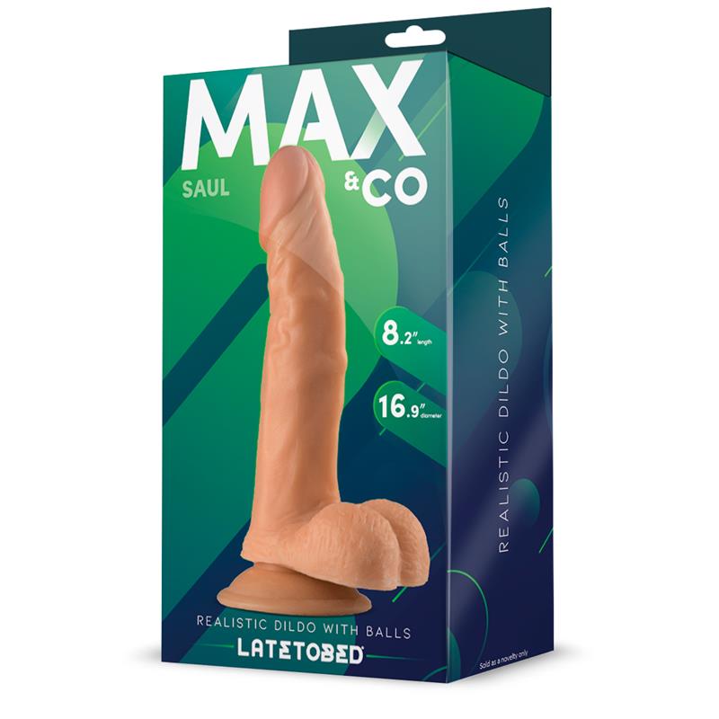 Dildo su siurbtuku ir tikroviška tekstūra