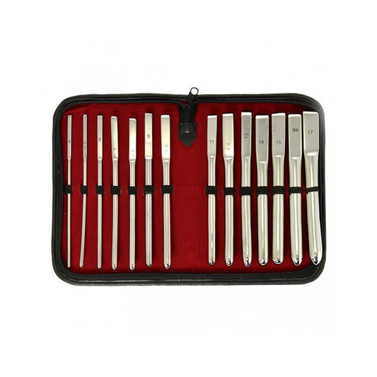 Šlaplės plėtiklių rinkinys su 14 dydžių variantų