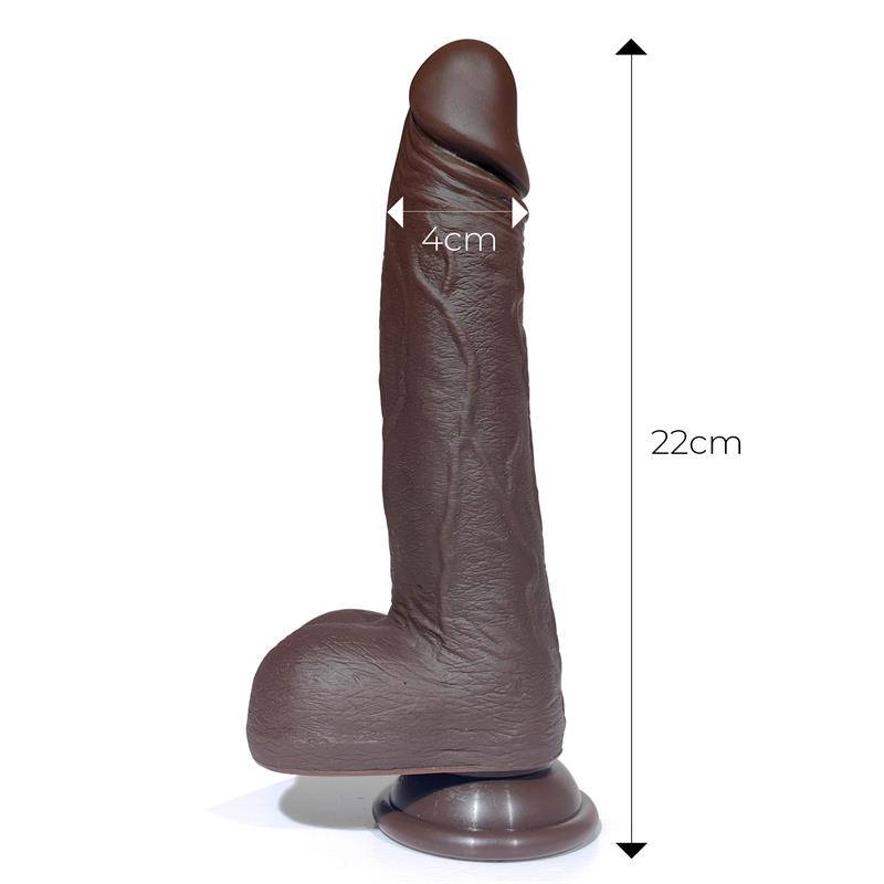 Realistiškas dildo su Turbo Shaking funkcija
