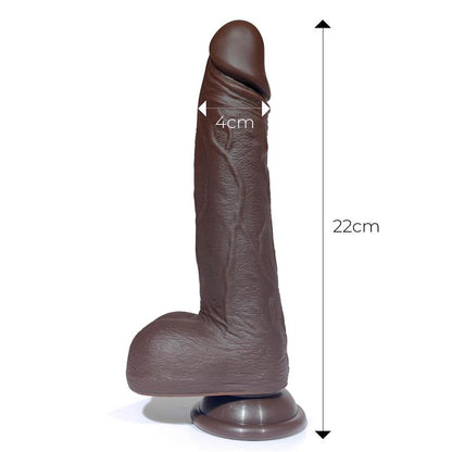 Realistiškas dildo su Turbo Shaking funkcija