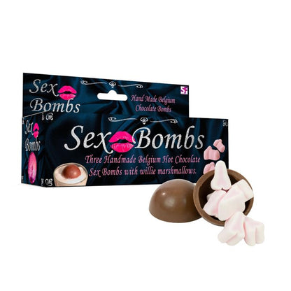 Karšto šokolado bombos su zefyrais 3 vnt.