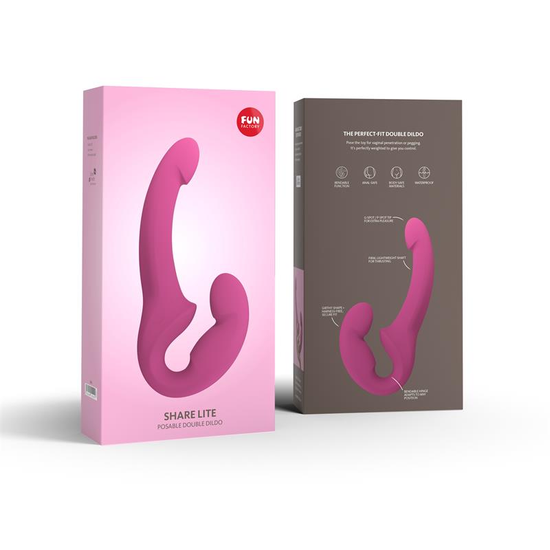 Dvigubas dildo poroms su G-taško funkcija