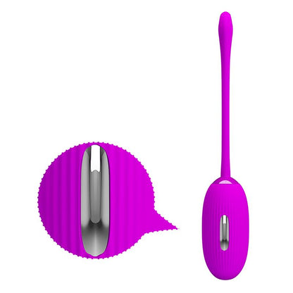 Įkraunamas kiaušinis vibratorius su 7 vibracijomis