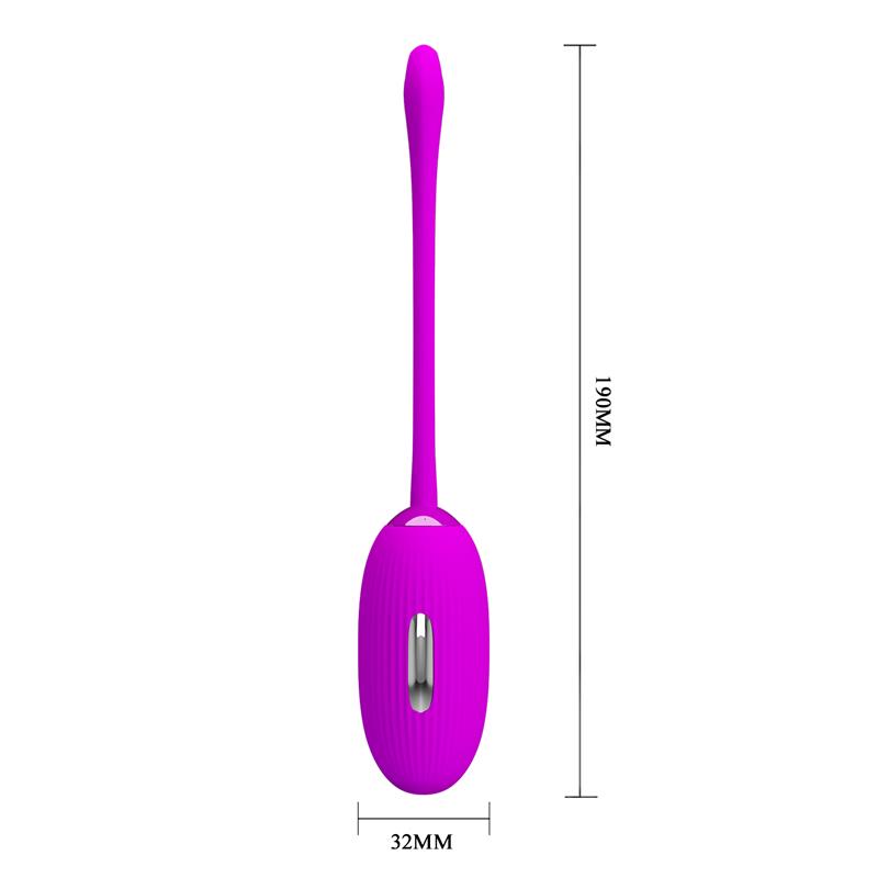 Įkraunamas kiaušinis vibratorius su 7 vibracijomis