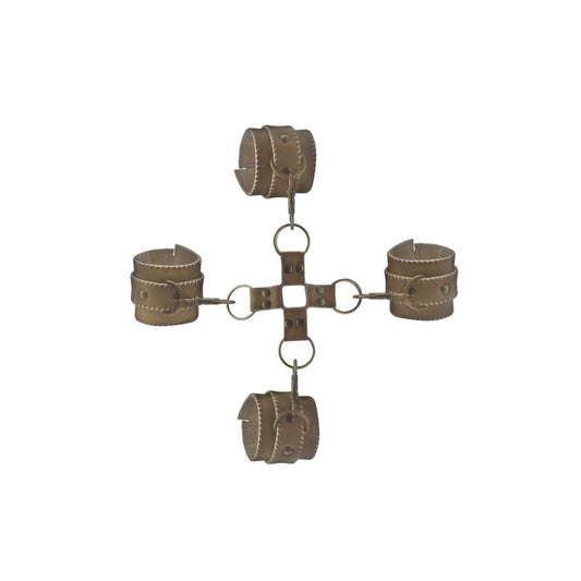 Hogtie rankogaliai su reguliuojamu ilgiu