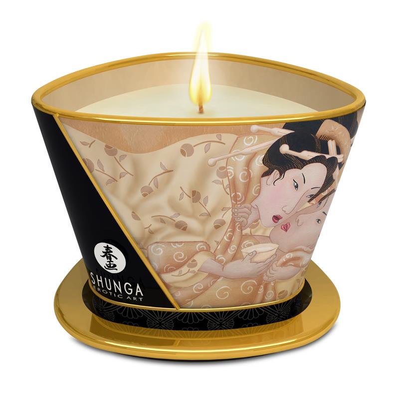 Masažinė žvakė su vanilės aromatu