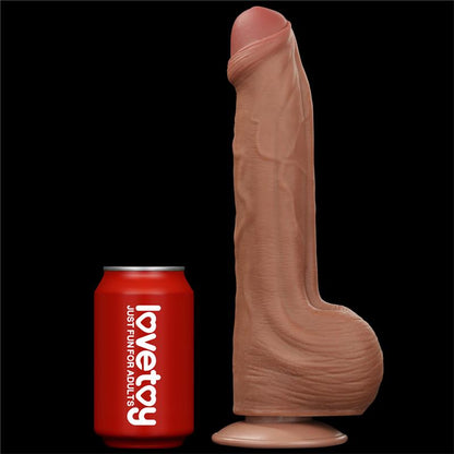 Dvisluoksnis dildo su natūraliu pojūčiu