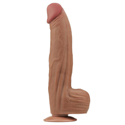 Dvisluoksnis dildo su natūraliu pojūčiu
