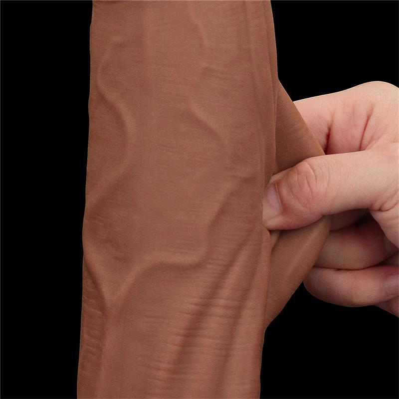 Dvisluoksnis dildo su natūraliu pojūčiu