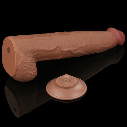 Realistinis dildo su lankstia konstrukcija