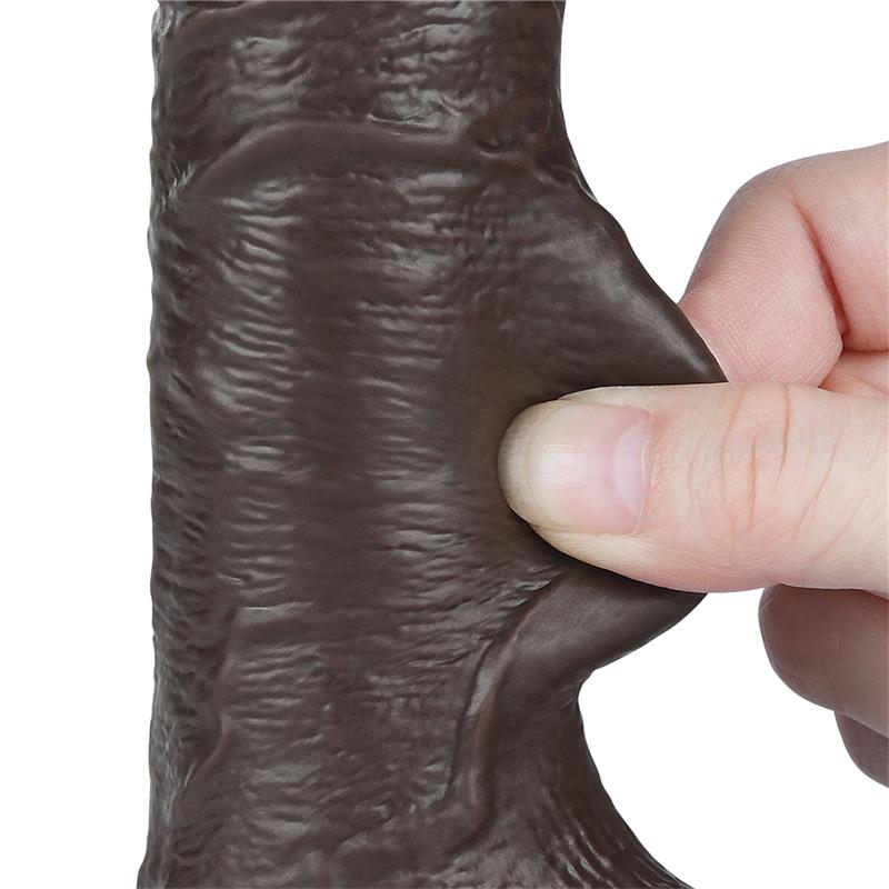Dvisluoksnis dildo su natūraliu pojūčiu