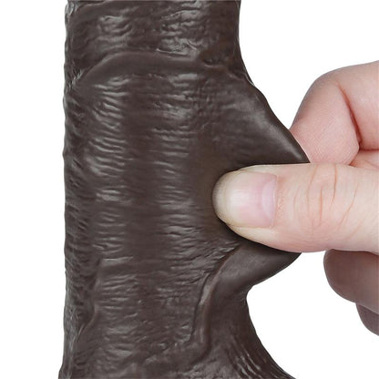 Dvisluoksnis dildo su natūraliu pojūčiu