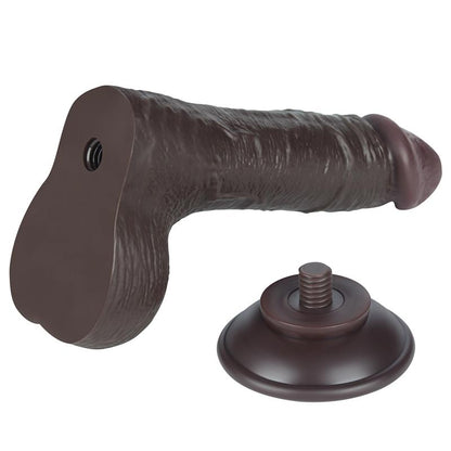 Dvisluoksnis dildo su natūraliu pojūčiu