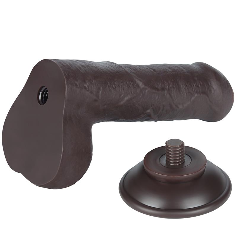 Dvisluoksnis dildo su realistišku pojūčiu