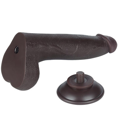 Dvisluoksnis dildo su natūraliu prisilietimu