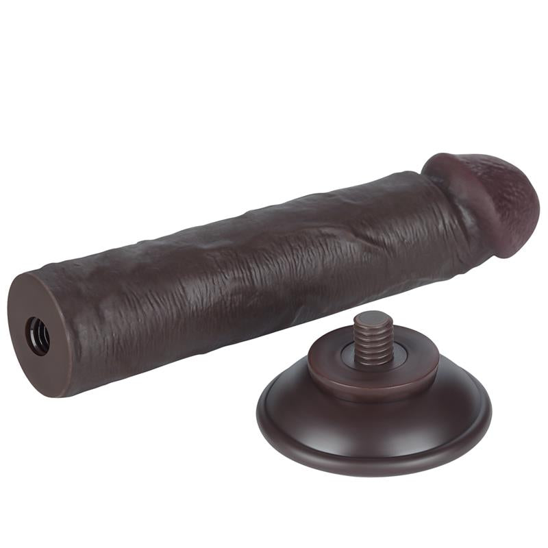 Dvisluoksnis dildo su natūraliu pojūčiu