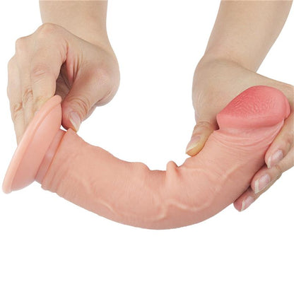 Realistiškas dildo su dvisluoksne struktūra