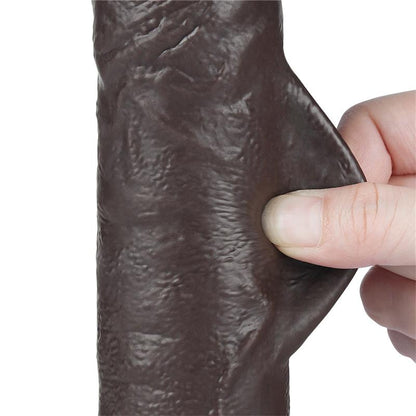 Dvisluoksnis dildo su natūraliu pojūčiu
