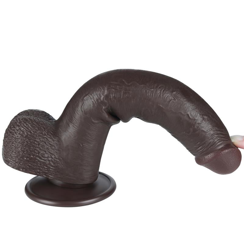 Realistiškas dildo su dvisluoksniu pojūčiu