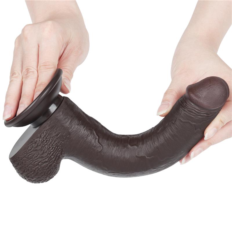 Realistiškas dildo su dvisluoksniu pojūčiu