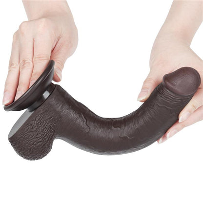 Realistiškas dildo su dvisluoksniu pojūčiu