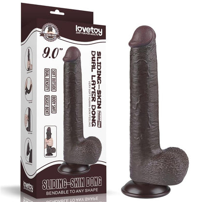 Realistiškas dildo su dvisluoksniu pojūčiu
