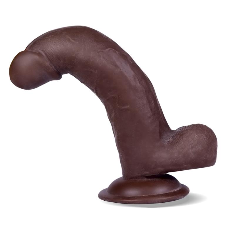 Dildo su siurbtuku ir tikrovišku pojūčiu