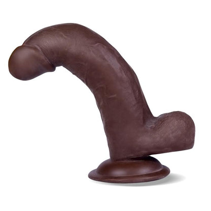 Dildo su siurbtuku ir tikrovišku pojūčiu