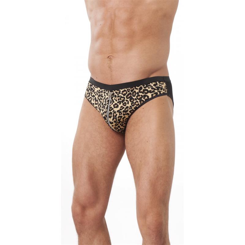 Leopardo rašto slydimai su užtrauktuku