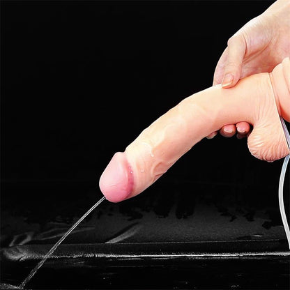 Tikroviškas dildo su ejakuliacijos funkcija