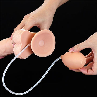 Tikroviškas dildo su ejakuliacijos funkcija