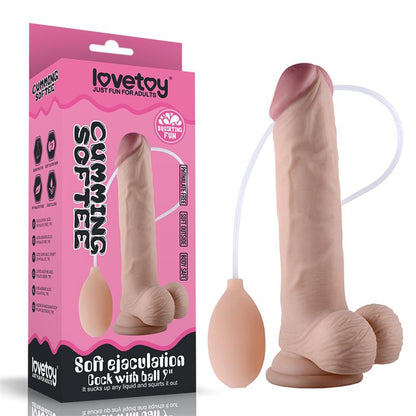 Tikroviškas dildo su ejakuliacijos funkcija
