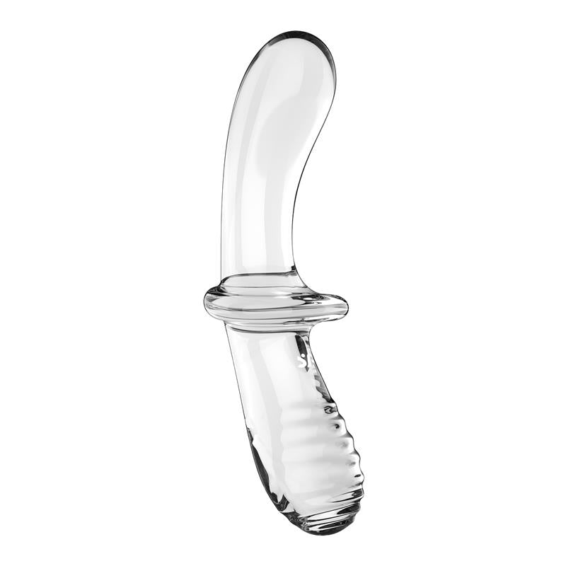 Dvigubas dildo su temperatūriniu žaidimu