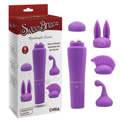 Mini vibratorius su keičiamais antgaliais