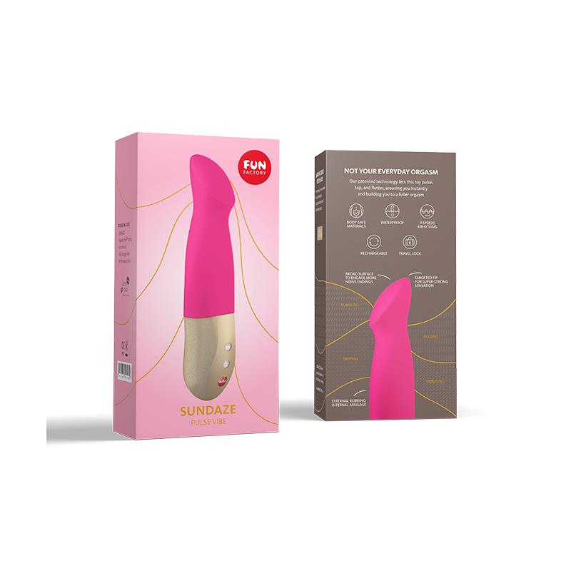 Stumiantis vibratorius su pulsuojančia stimuliacija