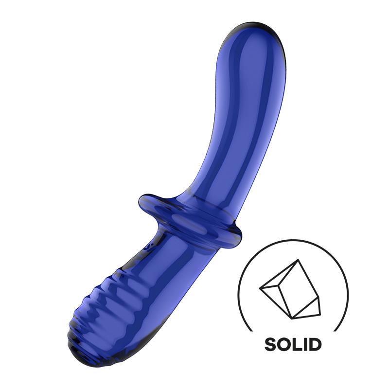 Dvigubas dildo su skirtinga tekstūra